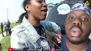 Entitled 18 year-old thinks she can talk  crazy to a police officer and this happens.. (Reaction)