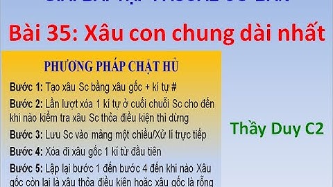 #Pascal #xauconchung Học Và Giải Trí | Giải bài toán xâu con chung dài nhất Pascal