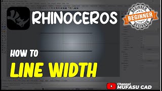 Rhinoceros How To Line Width