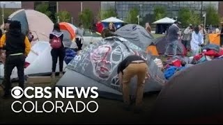 Encampment on Auraria Campus continues to grow with graduation around the corner