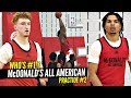 WHO'S #1!? Nico Mannion, Cole Anthony & James Wiseman BATTLE In 2nd McDonald's All American Practice