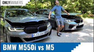 Which one is the best sporty 5-Series? BMW M5 vs BMW M550i comparison screenshot 5