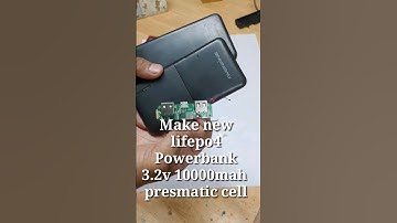 lifepo4 prismatic cell power bank #unstoppable #lifepo4 #teardown#powerbank #renewed #diy #cheap