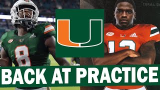 Dee Wiggins & Deandre Johnson Back At Practice