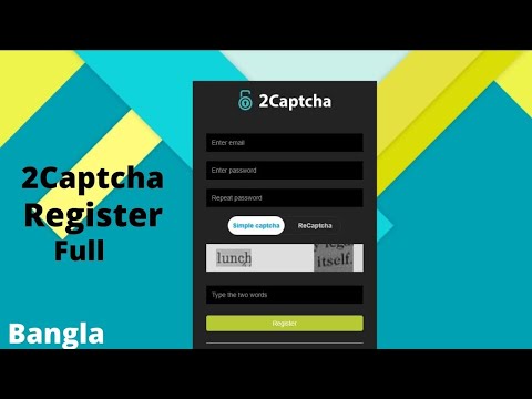 How to create a new 2Captcha account | Easy typing job