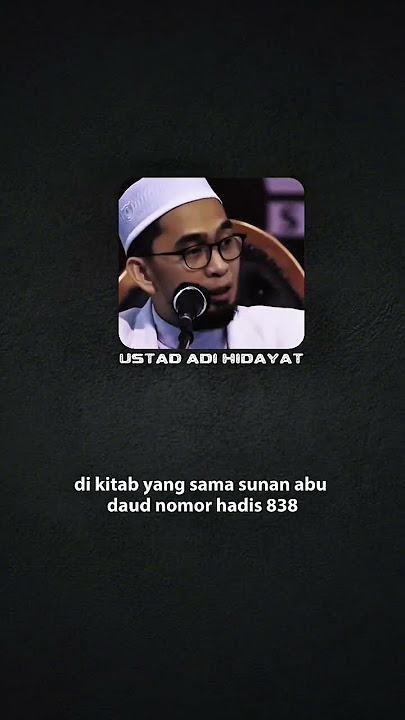 apa yang di dahulukan ketika sujud? #ustadzadihidayat #ceramahpendek
