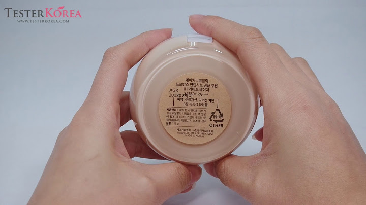 Nature republic oil control cushion review năm 2024