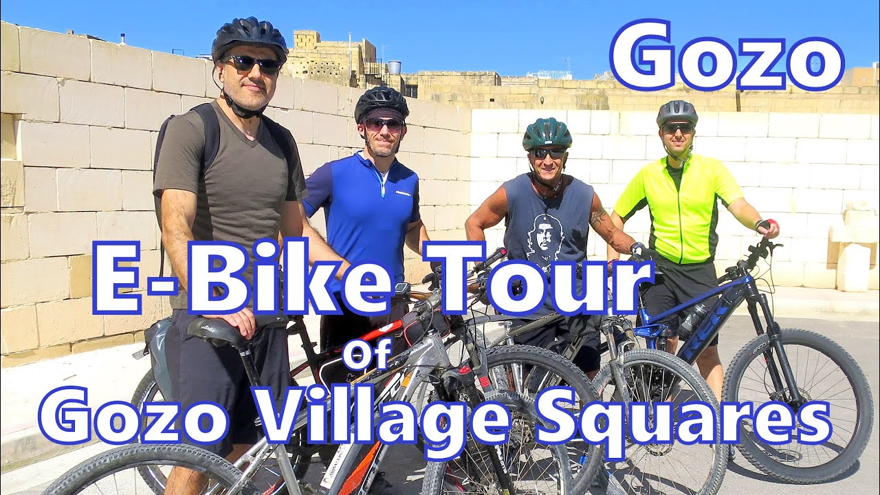 E-Bike Tour Of Gozo Village Squares, Gozo, Malta