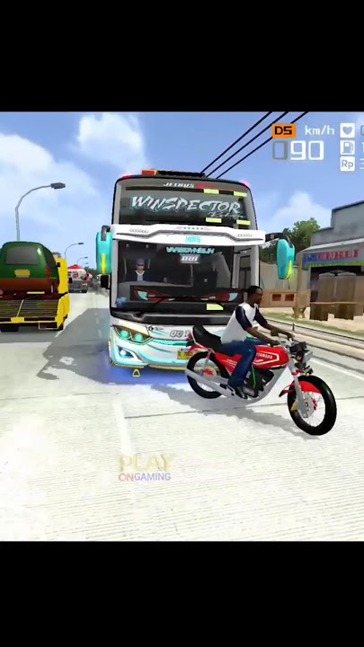 Bus QQ Trans Winspector Telolet Basuri Stecu Stecu #short #shorts #telolet #basuri #bussid