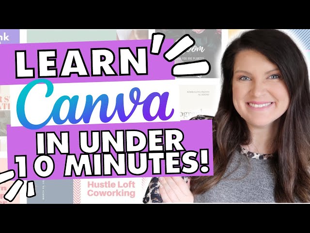 Have 10 minutes? I’ll make you a designer! | Canva for Beginners + Small Business 2024 class=