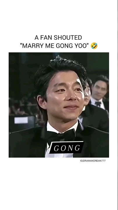 A fan shouted 'Marry me GONG YOO' 😊🥰 #shortvideo #kdrama #koreandrama #gongyoo