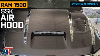 2019-2024 RAM 1500 SSK Style Ram Air Hood; Unpainted Review & Install by AmericanTrucks Ram 2,325 views 1 month ago 13 minutes, 22 seconds