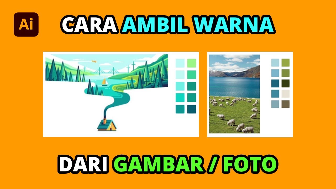  8 Cara Mengambil Warna Dari Gambar Foto Eyedrop Tool Tutorial Adobe 