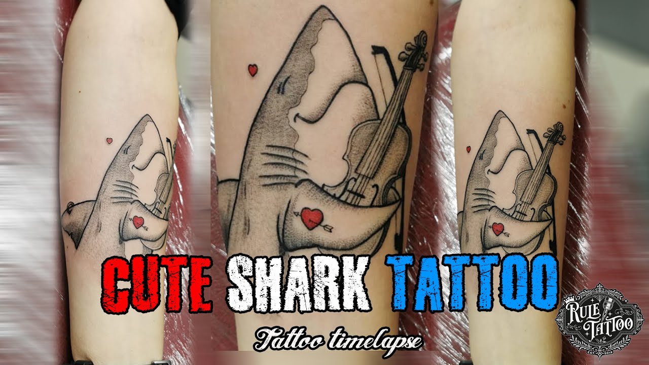 Funny Shark Tattoo | InkStyleMag