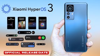 Xiaomi 12T Pro Hyper OS 3 Android 16 Official Update