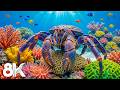 Explore Soothing Deep Sea Life in 8K ULTRA HD - Beautiful Sea Animals &amp; Ocean Sounds for Relaxation