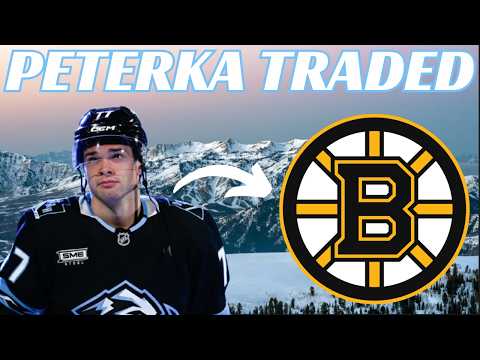 Breaking news: NHL trade - Utah Mammoth trade JJ Peterka to Boston Bruins