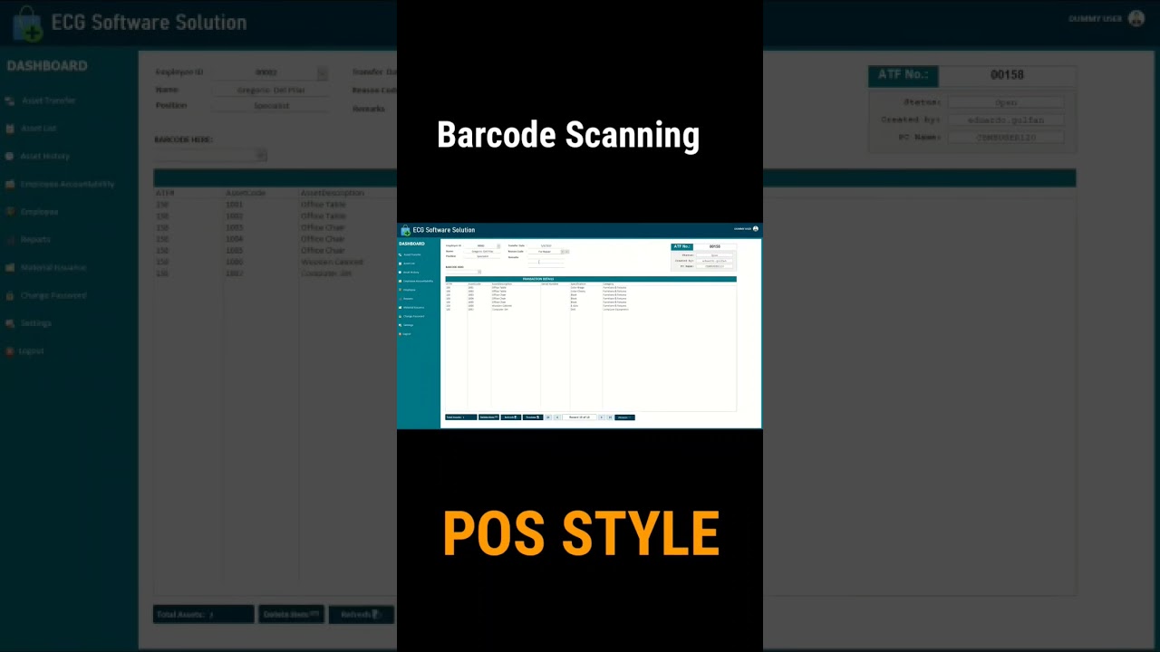 POS STYLE Barcode scanning in ms access