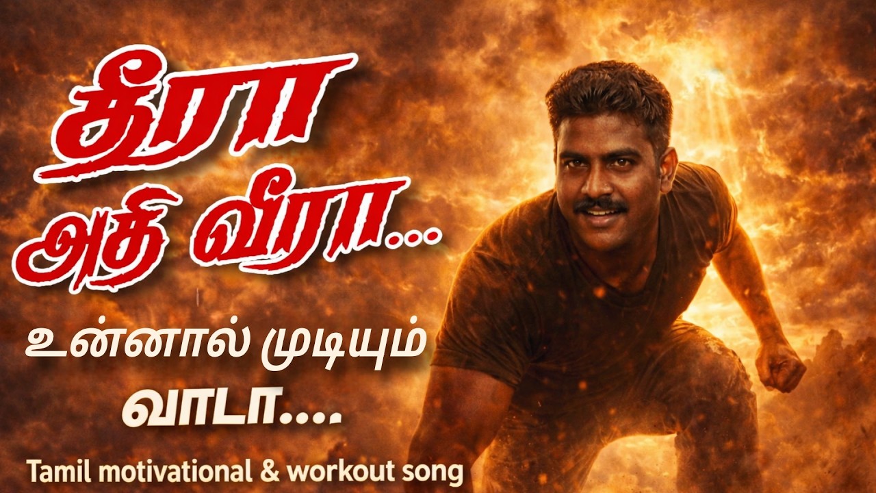 தீரா அதிவீரா 🔥 | உன்னால் முடியும் வாடா | Tamil Motivational Workout Song 2026