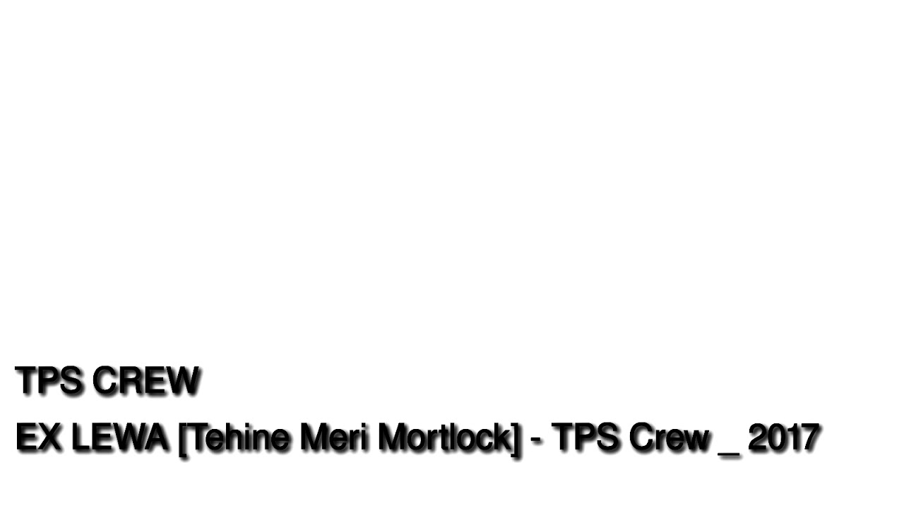 EX LEWA Tehine Meri Mortlock TPS Crew   2017