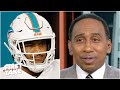 Stephen A. wishes the Dolphins waited another week before starting Tua Tagovailoa | First Take