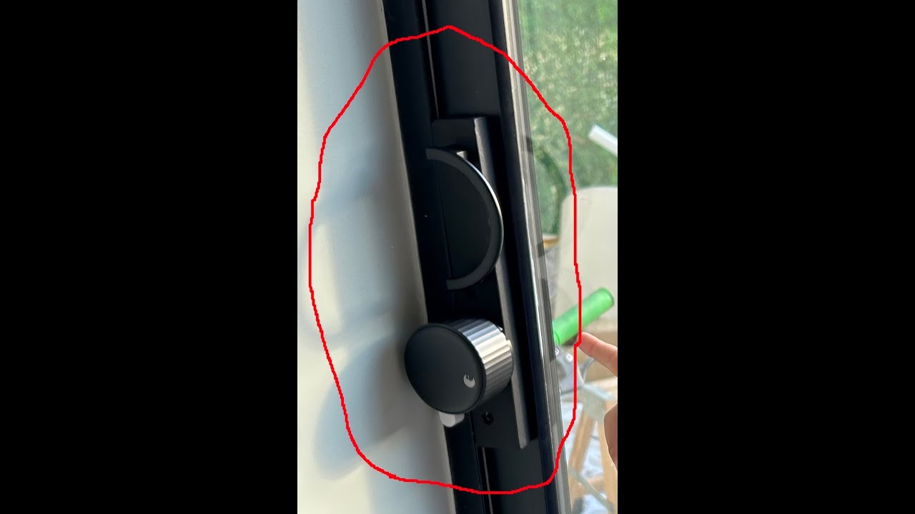 DIY Sliding patio door keyless entry hack (using an August smart lock