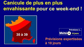 Météo à 10 jours: Prévisions du 1er août 2026 au 10 août 2026