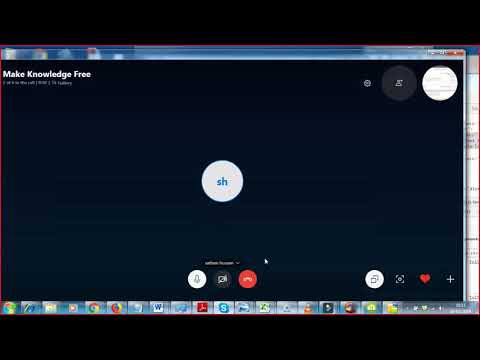 How to share screen using skype