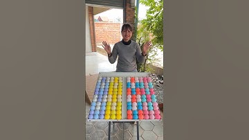 How to Solve Hard Sorting Balls Puzzles Sorting Balls Puzzle Game #coloring #colorball #satisfying