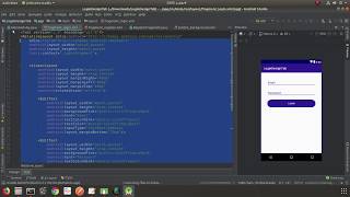 Speed Art | Login/Register UI Design With Tabs Android Studio