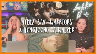 Their gifts to us 😭 Reacting to ATEEZ San "Warriors" Perf. Video & Hongjoong "A Walker" | Ams & Ev