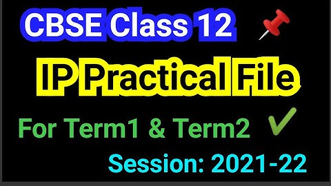 IP Practical File Class12 | Practical File Of Informatics Practices Python 2021 | IP File Class12