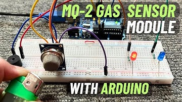 MQ-2 Gas Sensor Module with Arduino | Example Code | English Subtitle