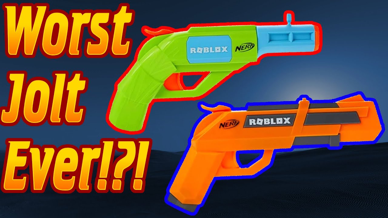 Lança Dardos Nerf Roblox Jailbreak Armory Kit com 2 Lançadores