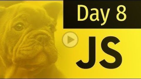 JavaScript tutorial no 8  Day 8 (Variable Scope & Context)