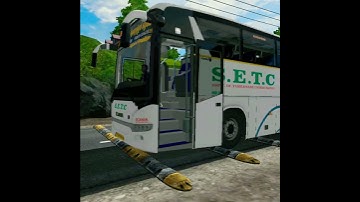 SETC Scania Bus On Speedbreaker 😘 #shorts