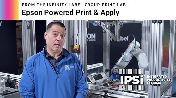 IPSi Long Talk- Epson Print Apply Labeling System with ColorWorks C6500P & Epson VT6L Robot