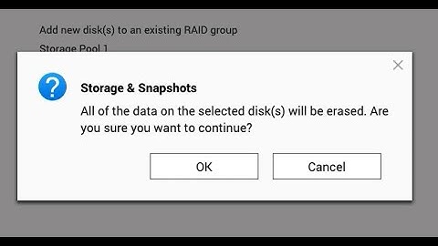 [QNAP-QTS] Expand Pool - by clicking "Add new disk(s) to an existing RAID group"