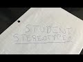 Student Stereotypes
