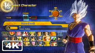 Dragon Ball XENOVERSE 2 All Characters And Stages (All DLC 2023) 4K