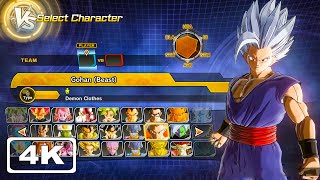 Dragon Ball XENOVERSE 2 All Characters And Stages (All DLC 2023) 4K