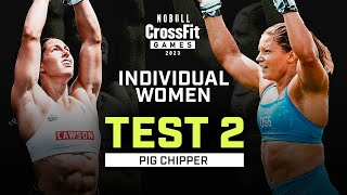 Pig Chipper - Women’s Test 2 - 2023 NOBULL CrossFit Games