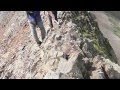 Crib Goch Ridge walk to Snowdon Wales (Youtube stabilized).mp4