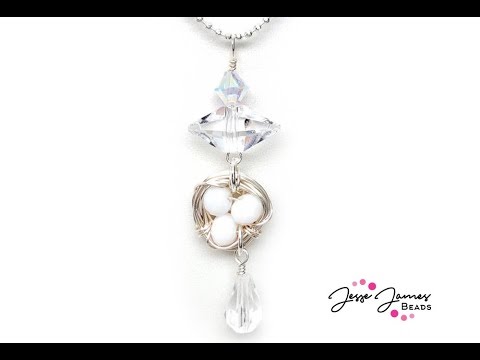 Jewelry Making Wire Wrapped Bird S Nest Pendant You - How To Make A Wire Wrapped Bird S Nest Pendant Jewelry Making Wire Wrapped Bird S Nest Pendant You - How To Make A Wire Wrapped Bird S Nest Pendant