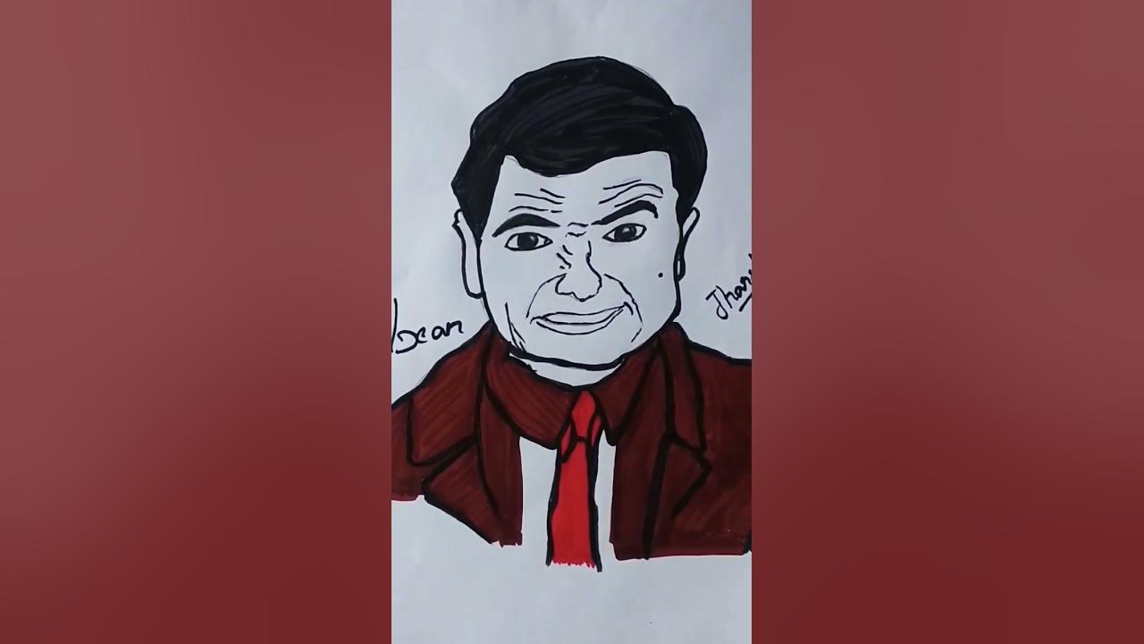 mr.bean drawingbomma padamshorts mrbean cartoon drawing art 