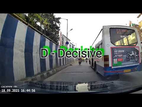 How to drive safe in India- the ABCD rule