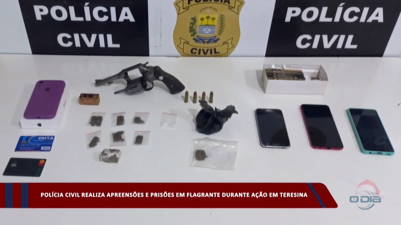 Polícia Civil realiza apreensões e prisões em flagrante durante ação 08 12 2023