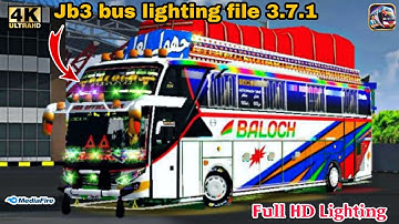 Jb3 bus lighting file v3.7.1 bussid ) Bus simulator indonesia v3.7.1 light mod