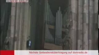 Video thumbnail of "Pfingstsonntag im Kölner Dom 2010: Auszug"