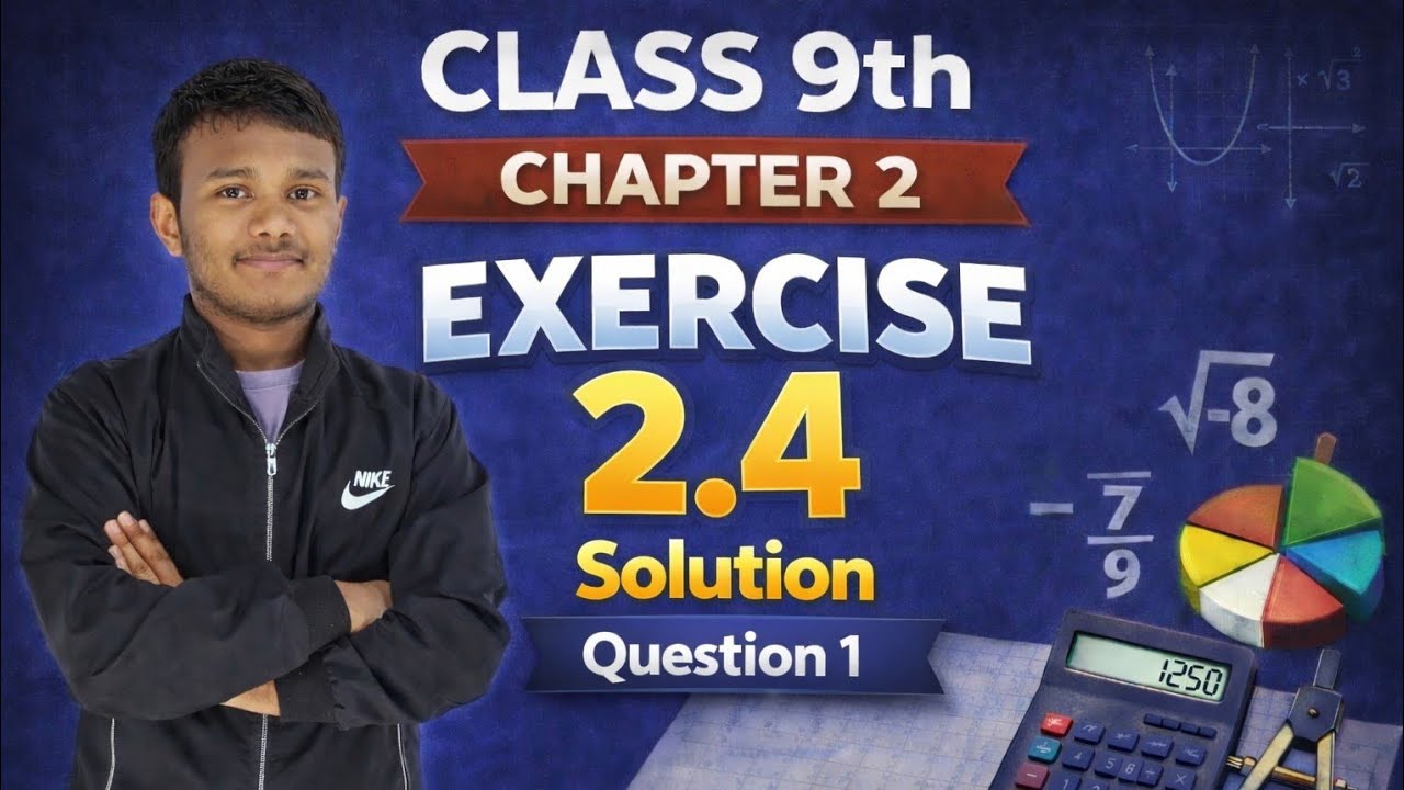 Class 9th Maths | Chapter 2, Polynomials | Exercise 2.4 Question 1 Solution